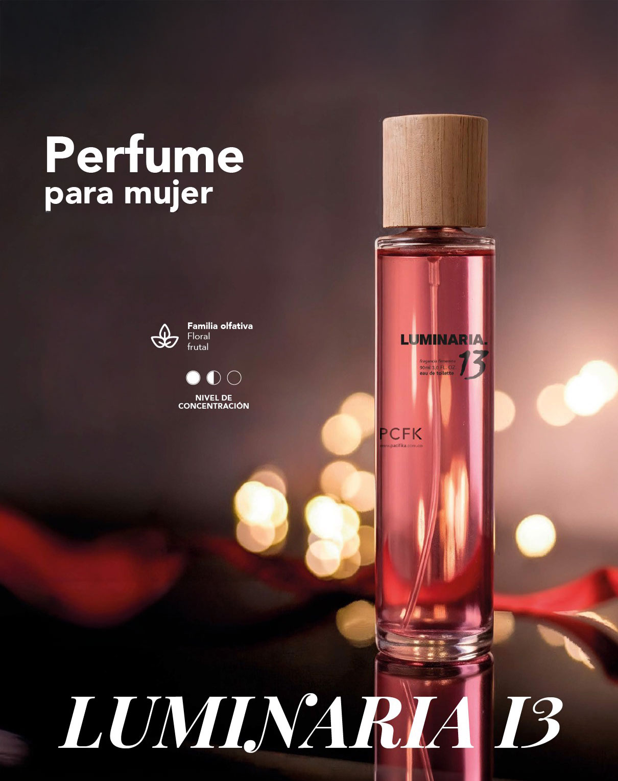 perfume floral frutal para mujer