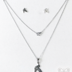 Collar de colibrí con intención