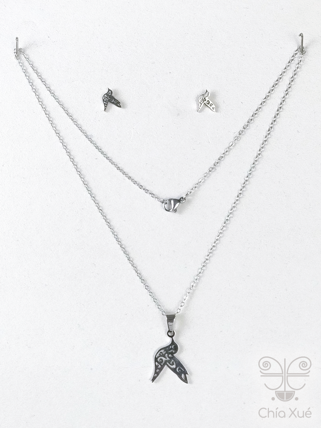 Collar de colibrí con intención