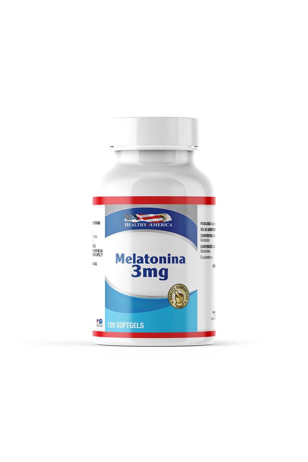 Melatonina 3mg x 120 softgels - Descanso